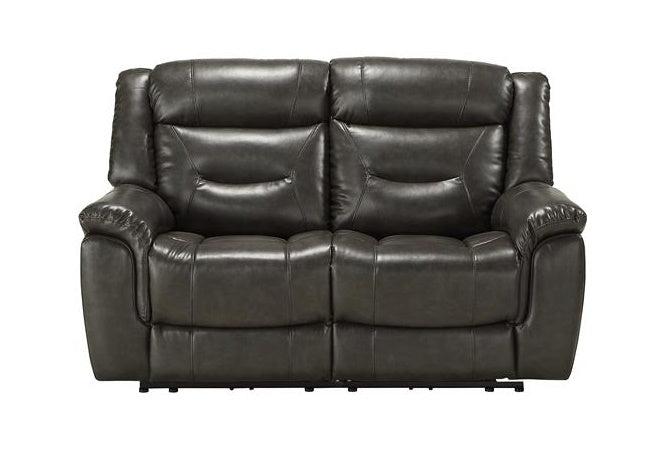 Acme Imogen Power Motion Loveseat in Gray Leather-Aire 54806 - EZ Furniture of Mayfair (Philadelphia, PA)