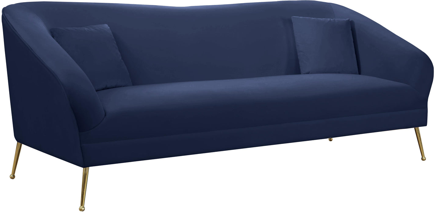 Hermosa Navy Velvet Sofa - EZ Furniture of Mayfair (Philadelphia, PA)