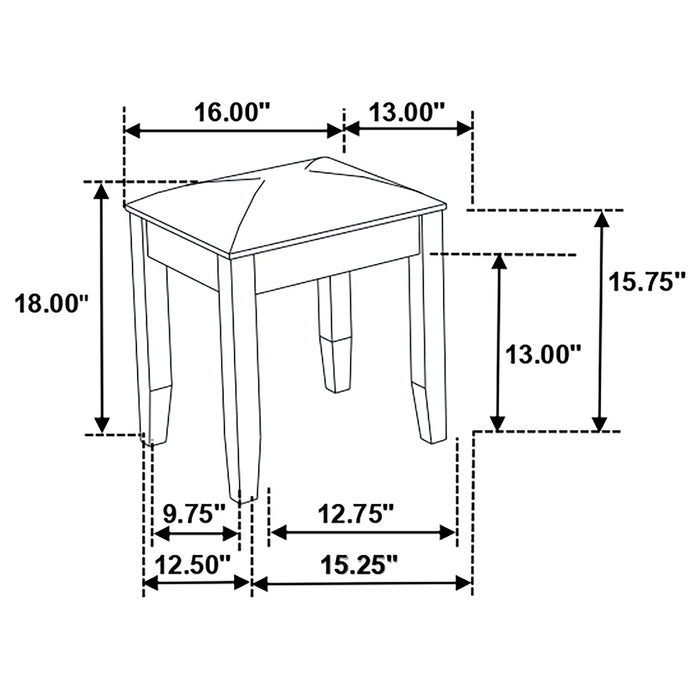 Felicity Vanity Stools