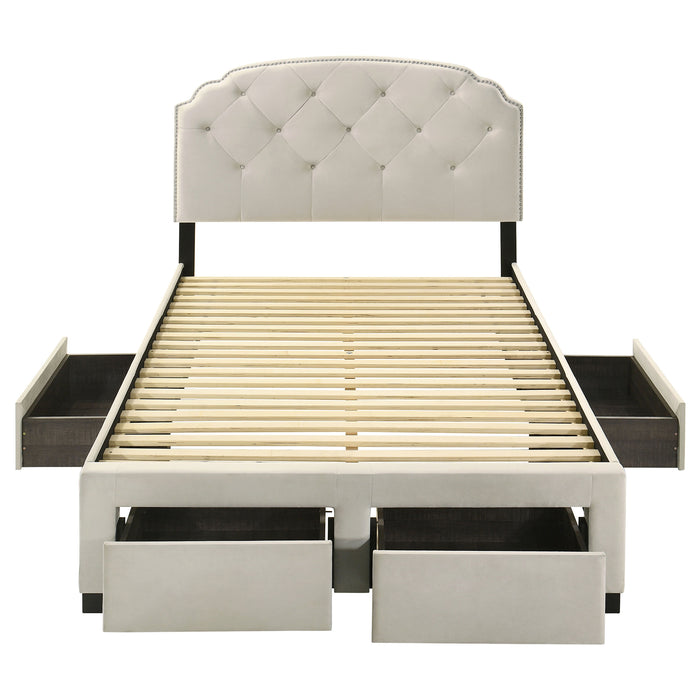 Marianna Panel Platform Storage Bed