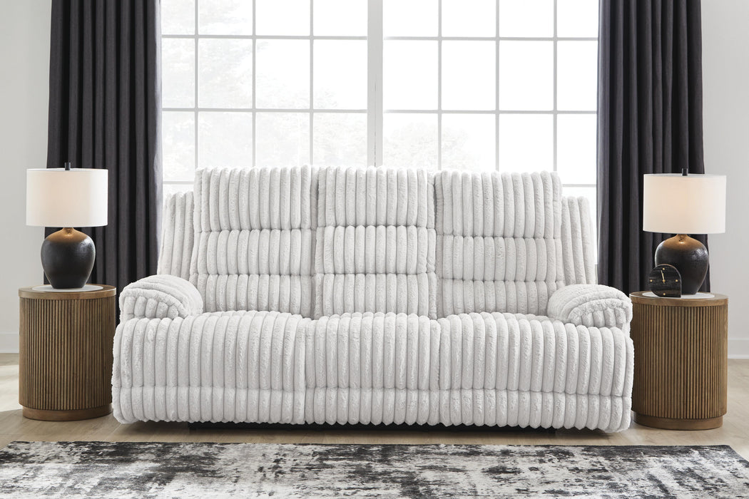 Rhines Falls Power Reclining Sofa with Drop Down Table - EZ Furniture of Mayfair (Philadelphia, PA)