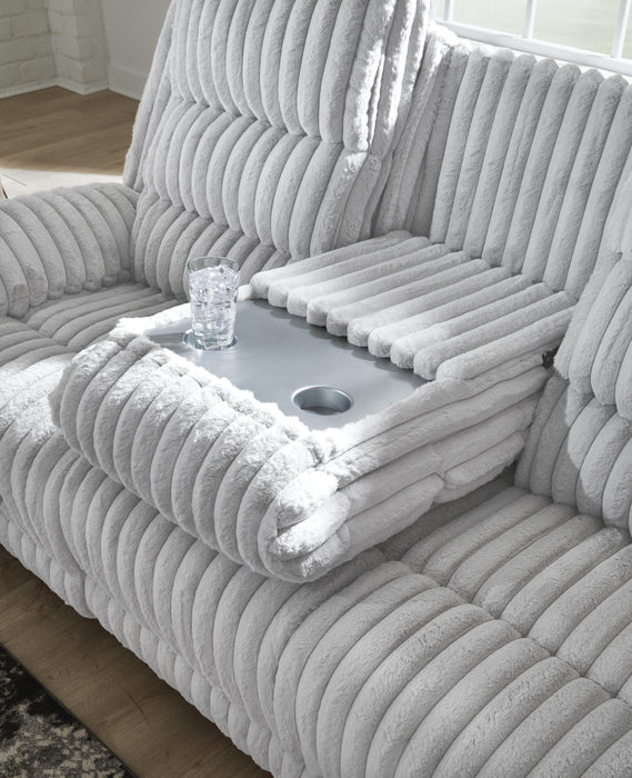 Rhines Falls Power Reclining Sofa with Drop Down Table - EZ Furniture of Mayfair (Philadelphia, PA)