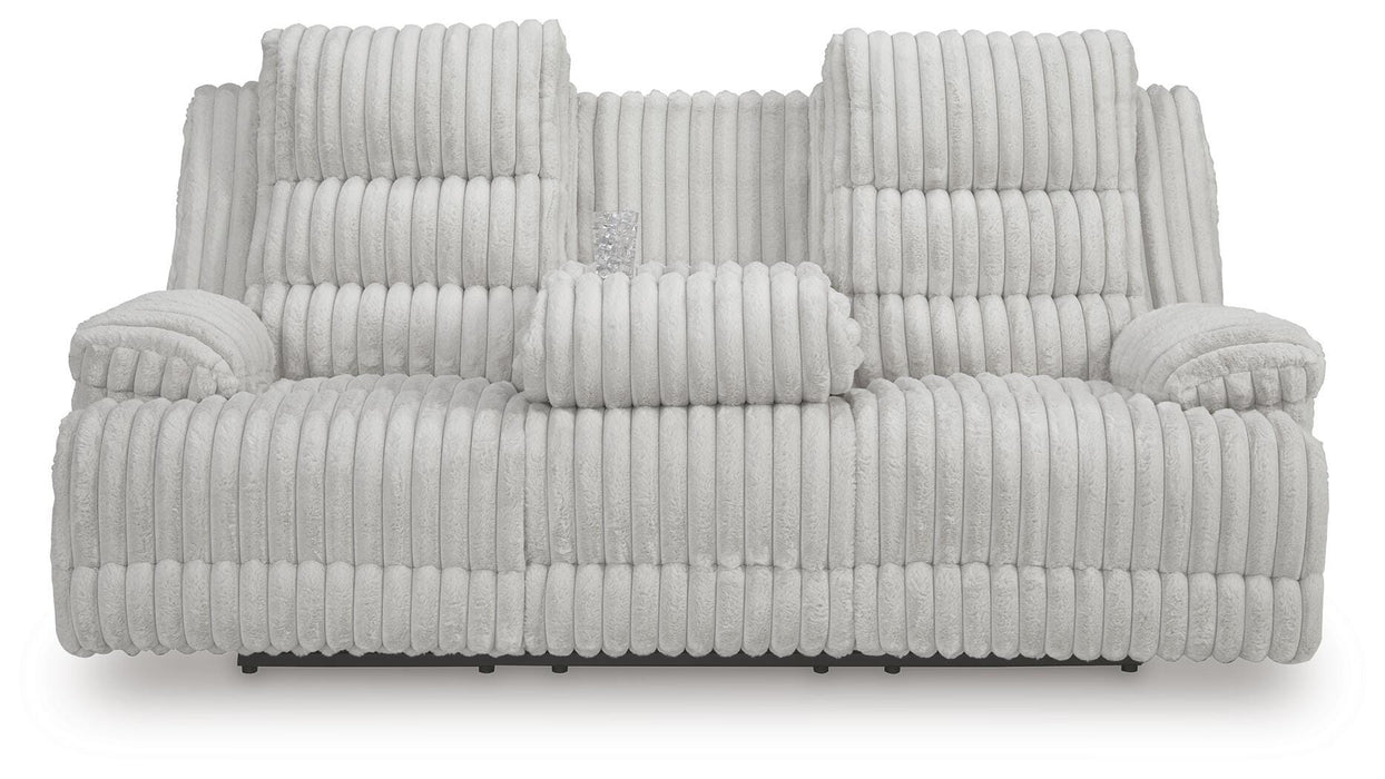 Rhines Falls Power Reclining Sofa with Drop Down Table - EZ Furniture of Mayfair (Philadelphia, PA)