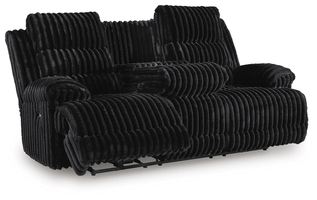 Rhine Falls Power Reclining Sofa with Drop Down Table - EZ Furniture of Mayfair (Philadelphia, PA)