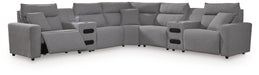 Modmax II Power Reclining Sectional with Audio Consoles - EZ Furniture of Mayfair (Philadelphia, PA)