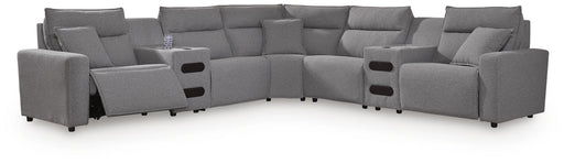 Modmax II Power Reclining Sectional with Audio Consoles - EZ Furniture of Mayfair (Philadelphia, PA)