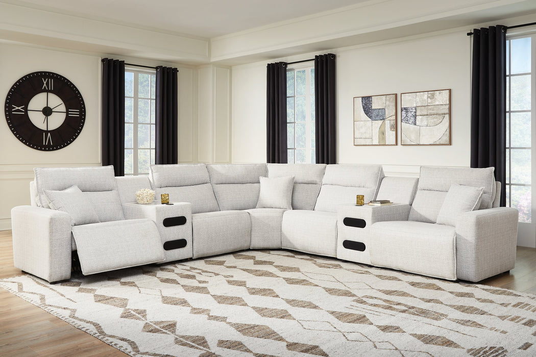 Modmax II Power Reclining Sectional with Audio Consoles - EZ Furniture of Mayfair (Philadelphia, PA)
