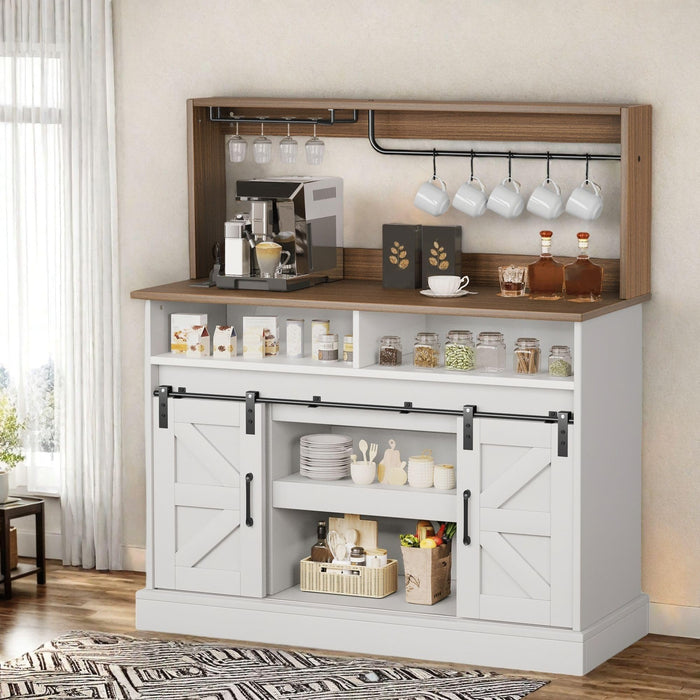 coffee bar with outlet