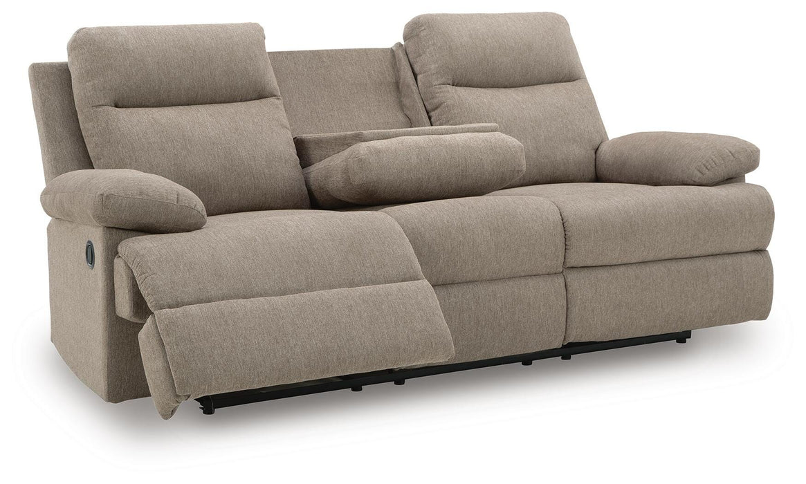 Side-Swipe Reclining Sofa with Drop Down Table - EZ Furniture of Mayfair (Philadelphia, PA)