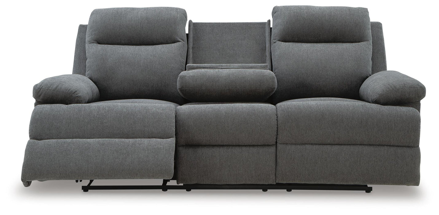 Side-Swipe Reclining Sofa with Drop Down Table - EZ Furniture of Mayfair (Philadelphia, PA)