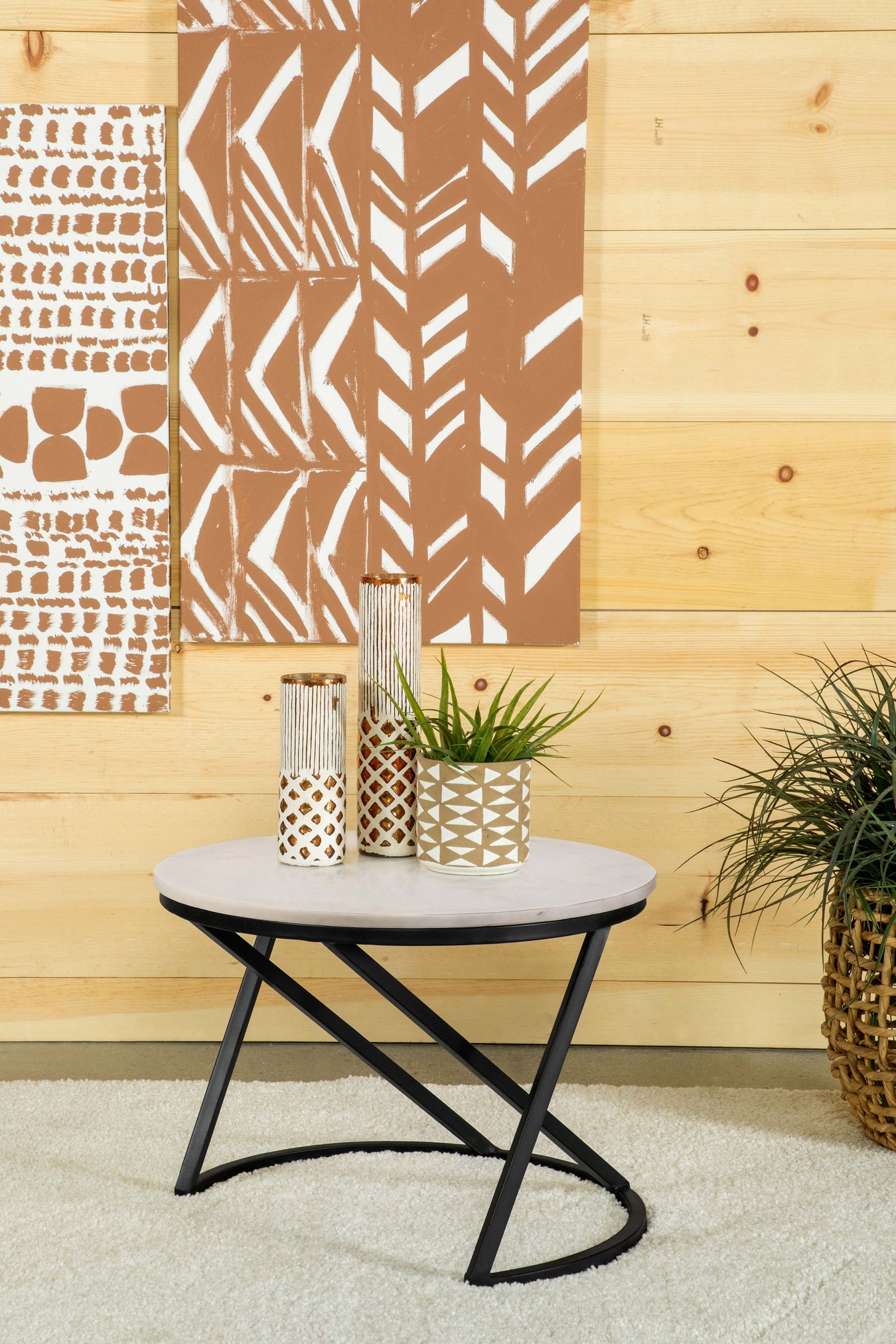 White Marble / Black