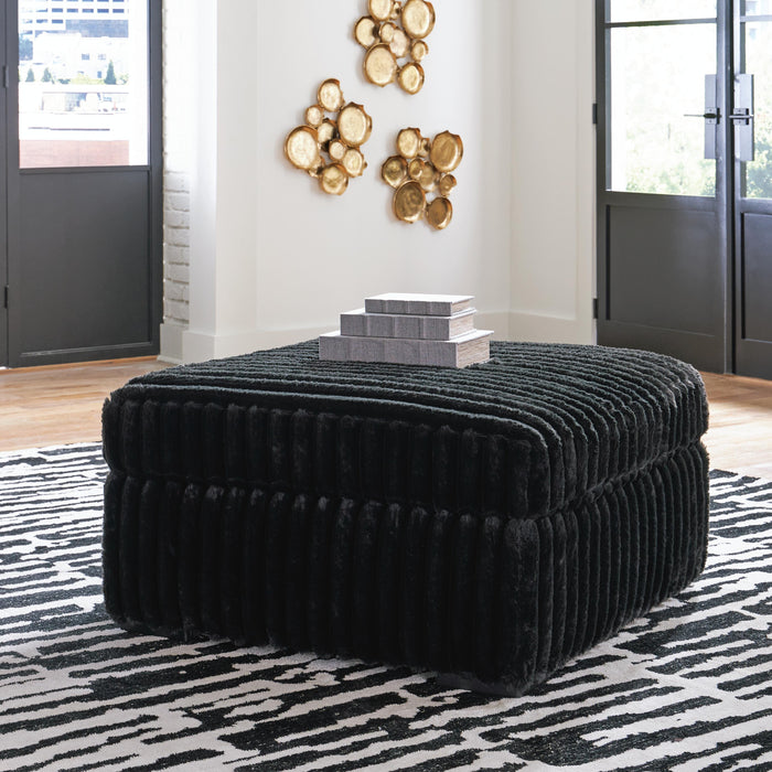 Midnight-Madness Oversized Accent Ottoman - EZ Furniture of Mayfair (Philadelphia, PA)