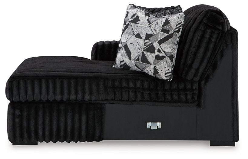 Midnight-Madness Sectional with Chaise - EZ Furniture of Mayfair (Philadelphia, PA)