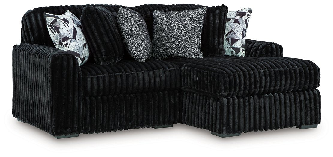 Midnight-Madness Sectional with Chaise - EZ Furniture of Mayfair (Philadelphia, PA)