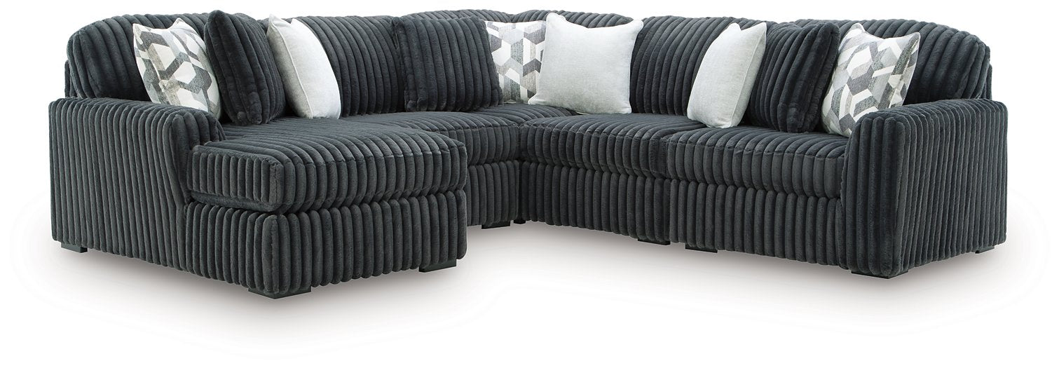 Midnight-Madness Sectional with Chaise - EZ Furniture of Mayfair (Philadelphia, PA)