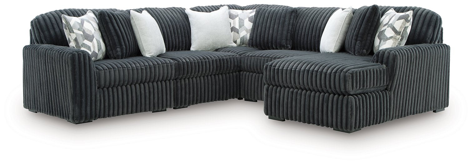 Midnight-Madness Sectional with Chaise - EZ Furniture of Mayfair (Philadelphia, PA)