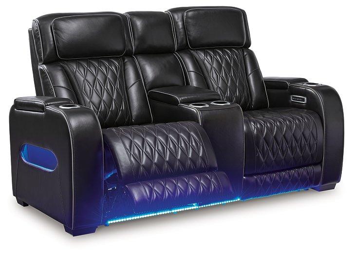 Boyington Power Reclining Loveseat with Console - EZ Furniture of Mayfair (Philadelphia, PA)