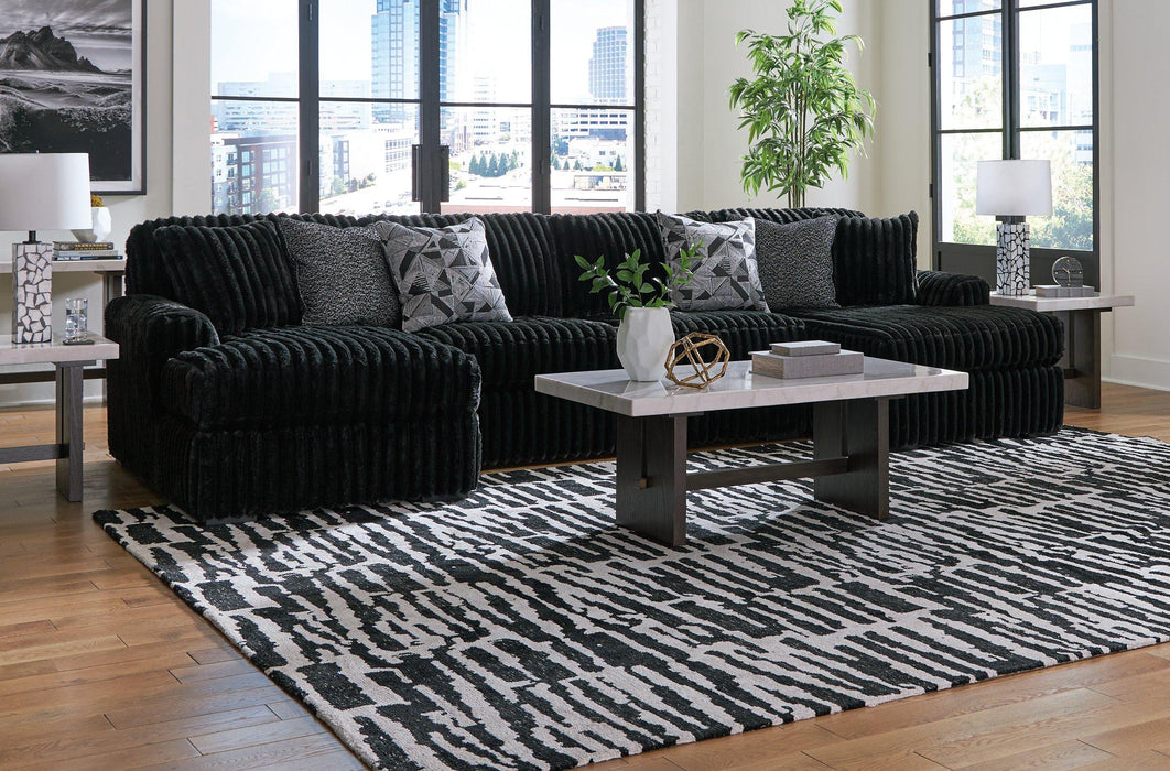 Midnight-Madness Sectional with Chaise - EZ Furniture of Mayfair (Philadelphia, PA)