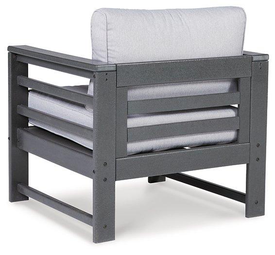 Amora Outdoor Lounge Chair with Cushion (Set of 2) - EZ Furniture of Mayfair (Philadelphia, PA)