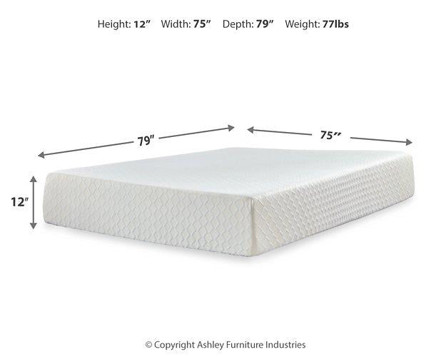 Chime 12 Inch Memory Foam Mattress and Base Set - EZ Furniture of Mayfair (Philadelphia, PA)