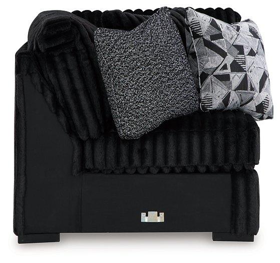 Midnight-Madness Sectional with Chaise - EZ Furniture of Mayfair (Philadelphia, PA)