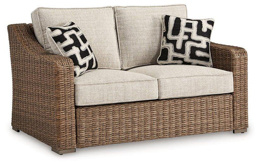 Beachcroft Outdoor Loveseat with Cushion - EZ Furniture of Mayfair (Philadelphia, PA)