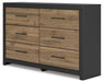 Vertani Dresser and Mirror - EZ Furniture of Mayfair (Philadelphia, PA)