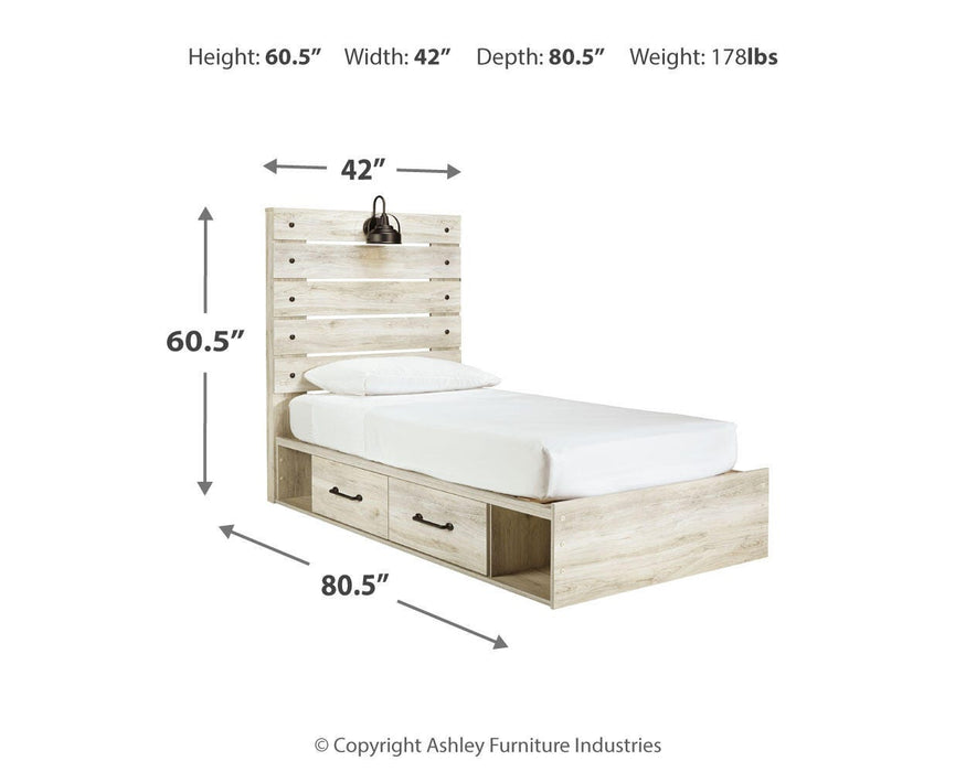 Cambeck Bed with 2 Storage Drawers - EZ Furniture of Mayfair (Philadelphia, PA)