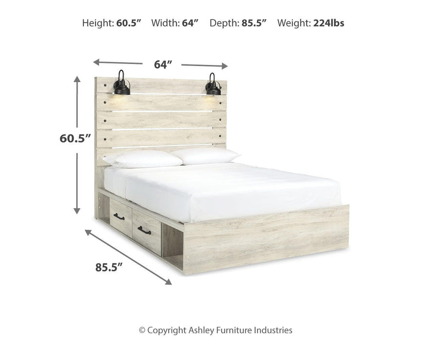 Cambeck Bed with 2 Storage Drawers - EZ Furniture of Mayfair (Philadelphia, PA)