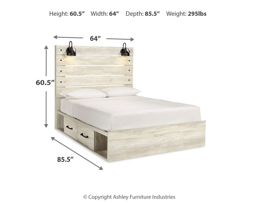Cambeck Bed with 4 Storage Drawers - EZ Furniture of Mayfair (Philadelphia, PA)