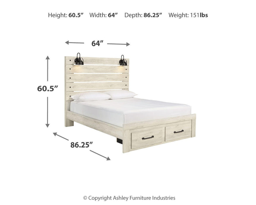 Cambeck Bed with 2 Storage Drawers - EZ Furniture of Mayfair (Philadelphia, PA)