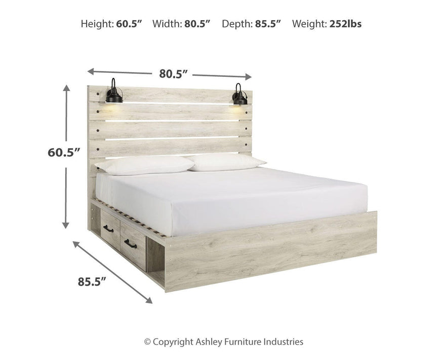 Cambeck Bed with 2 Storage Drawers - EZ Furniture of Mayfair (Philadelphia, PA)