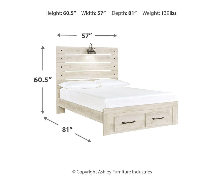 Cambeck Bed with 2 Storage Drawers - EZ Furniture of Mayfair (Philadelphia, PA)
