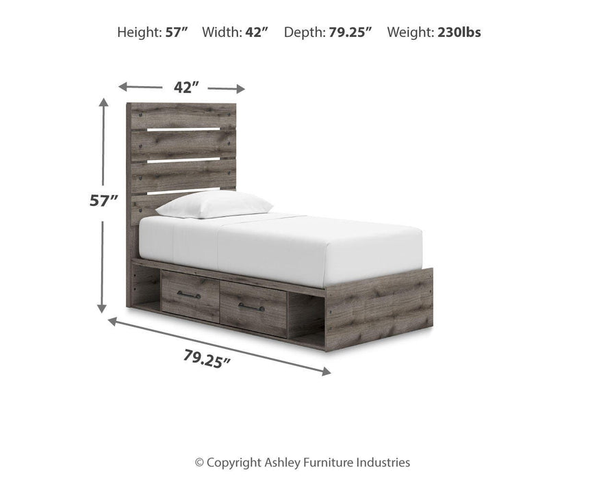 Graystorm Bed with Storage - EZ Furniture of Mayfair (Philadelphia, PA)