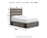 Graystorm Bed with Storage - EZ Furniture of Mayfair (Philadelphia, PA)