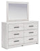 Cayboni Dresser and Mirror - EZ Furniture of Mayfair (Philadelphia, PA)