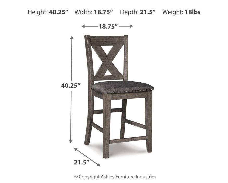 Caitbrook Counter Height Upholstered Bar Stool - EZ Furniture of Mayfair (Philadelphia, PA)