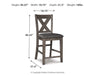 Caitbrook Counter Height Upholstered Bar Stool - EZ Furniture of Mayfair (Philadelphia, PA)