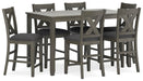 Caitbrook Counter Height Dining Table and Bar Stools (Set of 7) - EZ Furniture of Mayfair (Philadelphia, PA)
