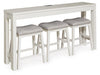 Robbinsdale Counter Height Dining Table and 3 Barstools Set - EZ Furniture of Mayfair (Philadelphia, PA)