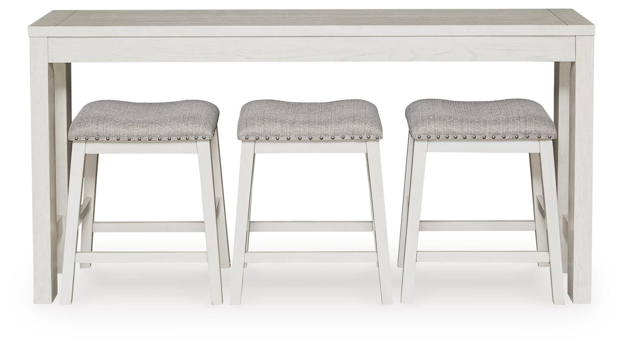 Robbinsdale Counter Height Dining Table and 3 Barstools Set - EZ Furniture of Mayfair (Philadelphia, PA)