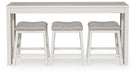 Robbinsdale Counter Height Dining Table and 3 Barstools Set - EZ Furniture of Mayfair (Philadelphia, PA)