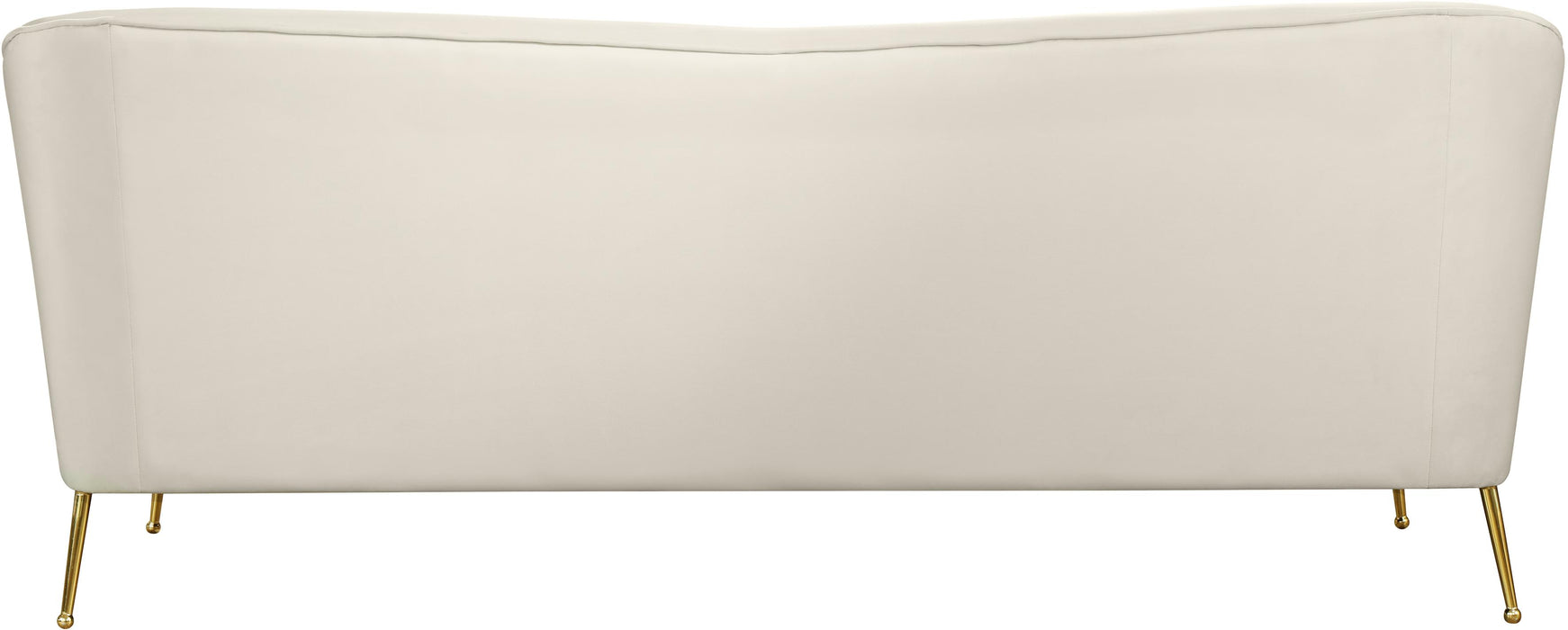 Hermosa Cream Velvet Sofa - EZ Furniture of Mayfair (Philadelphia, PA)