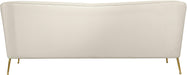 Hermosa Cream Velvet Sofa - EZ Furniture of Mayfair (Philadelphia, PA)