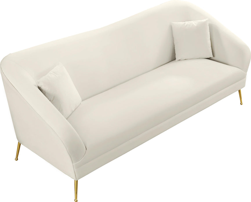 Hermosa Cream Velvet Sofa - EZ Furniture of Mayfair (Philadelphia, PA)