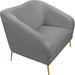 Hermosa Grey Velvet Chair - EZ Furniture of Mayfair (Philadelphia, PA)