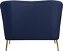 Hermosa Navy Velvet Chair - EZ Furniture of Mayfair (Philadelphia, PA)
