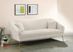 Hermosa Cream Velvet Sofa - EZ Furniture of Mayfair (Philadelphia, PA)