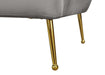 Hermosa Grey Velvet Chair - EZ Furniture of Mayfair (Philadelphia, PA)