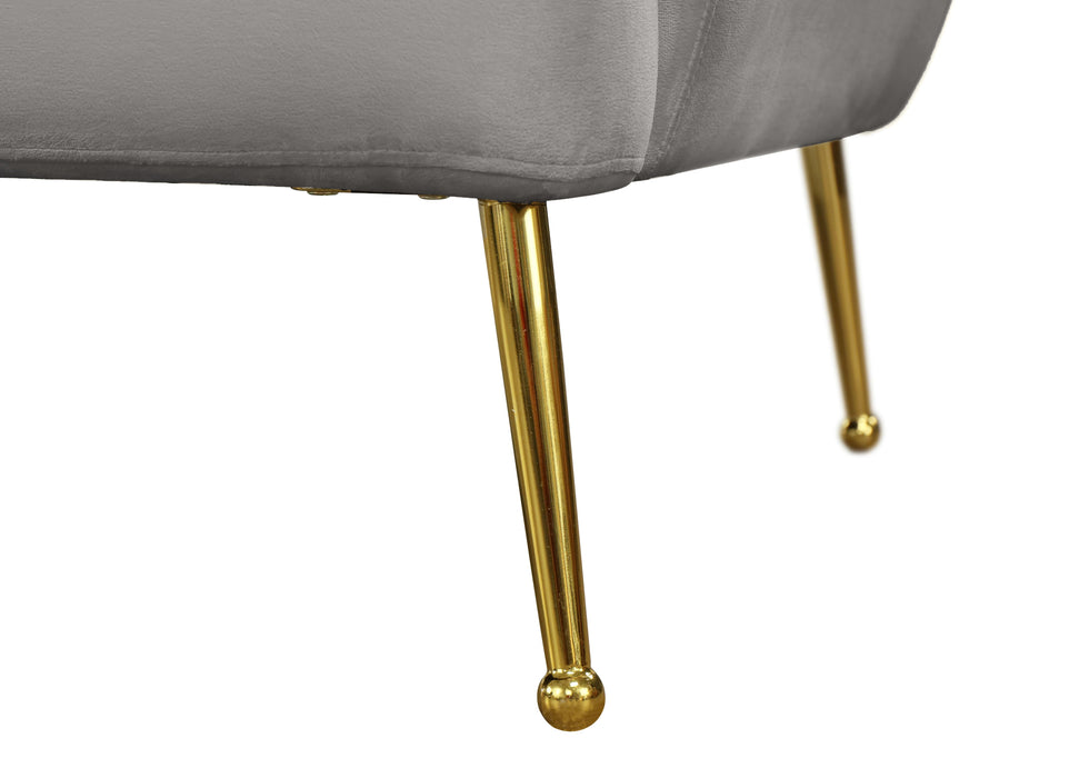 Hermosa Grey Velvet Chair - EZ Furniture of Mayfair (Philadelphia, PA)
